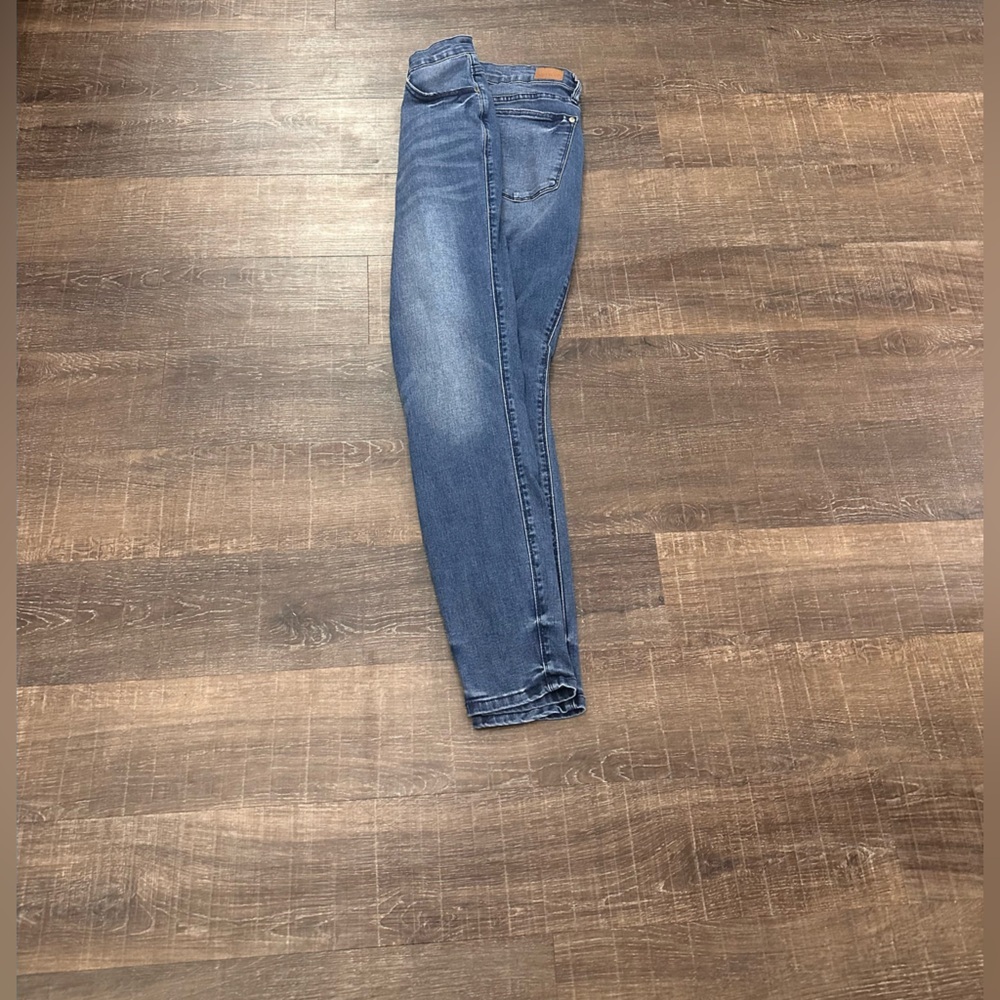 Judy Blue Skinny Fit Medium Blue Denim Wash High Rise Jeans Size 13 - Picture 3 of 5